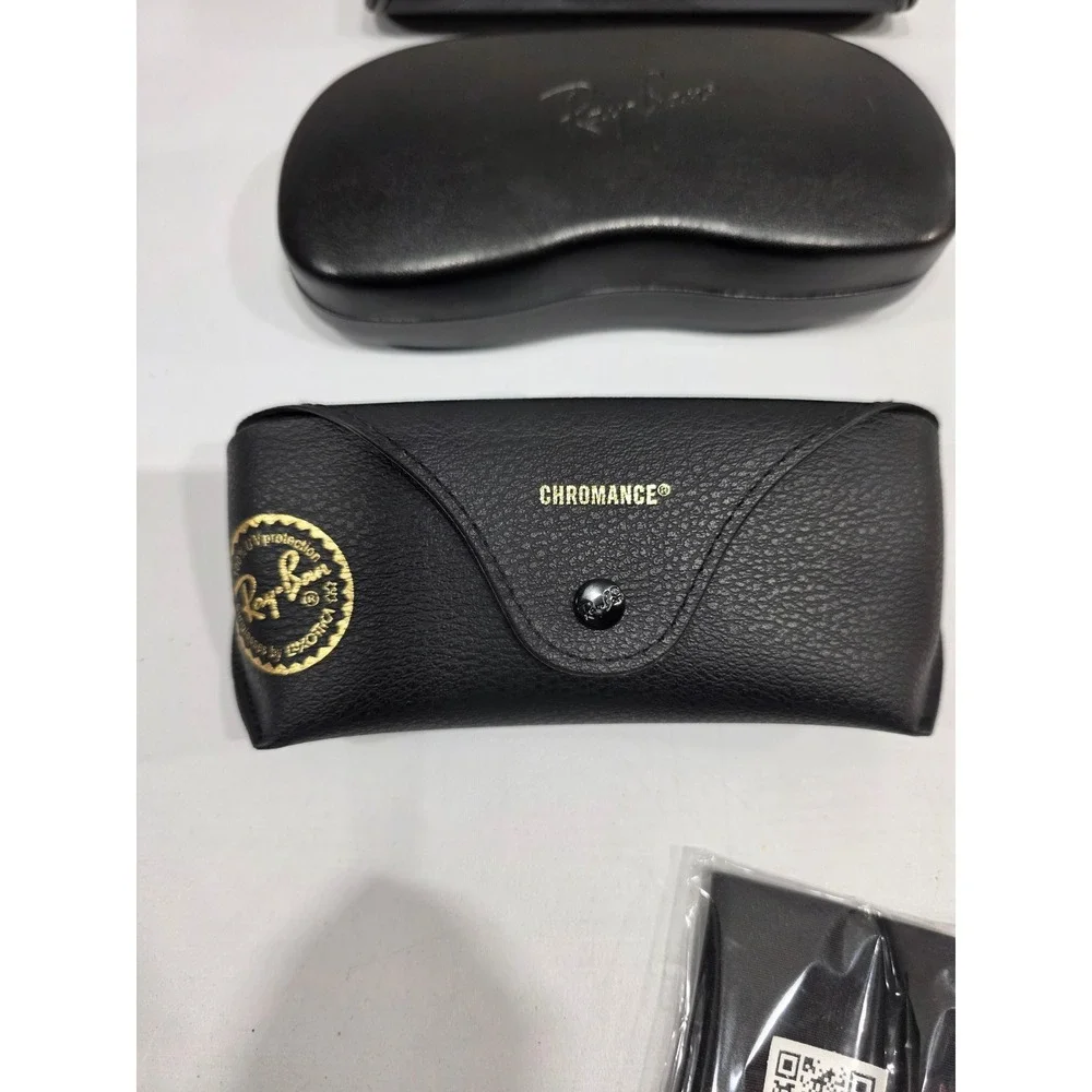 Armani Exchange‎ Ray Ban Chromance Sunglass Cases with Cleaning Cloth